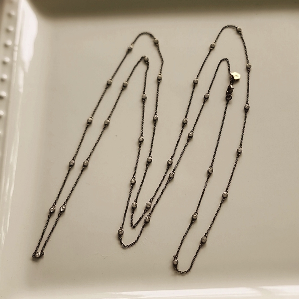 Touchstone Crystal Timeless Treasure necklace Brass Ox